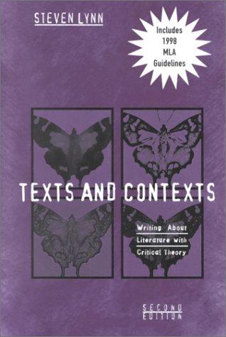 Texts and Contexts (Paperback, 1999, Longman Pub Group)