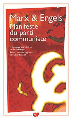 Manifeste du Parti communiste (French language, 1998, Groupe Flammarion)