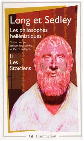 Les philosophes hellénistiques, tome 2  (Paperback, 1997, Flammarion, FLAMMARION)