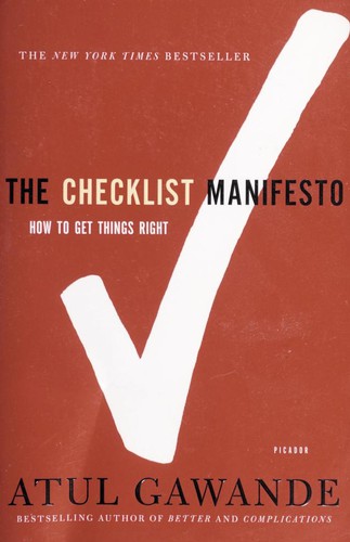 The Checklist Manifesto (2011, Picador)