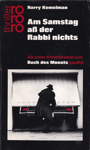 Am Samstag aß der Rabbi nichts (German language, 1988, Rowohlt)