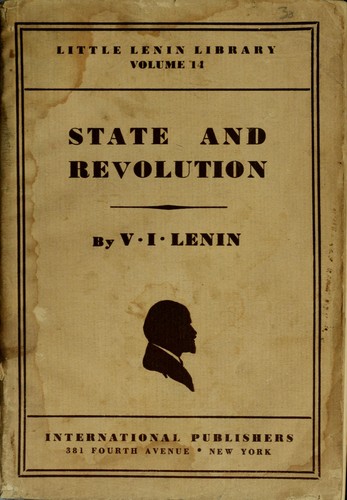 State and revolution (1935, International publishers)