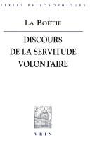 Discours de la servitude volontaire (Hardcover, 2002, Vrin)