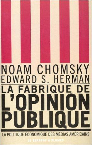 La fabrique de l'opinion publique (French language, 2003)