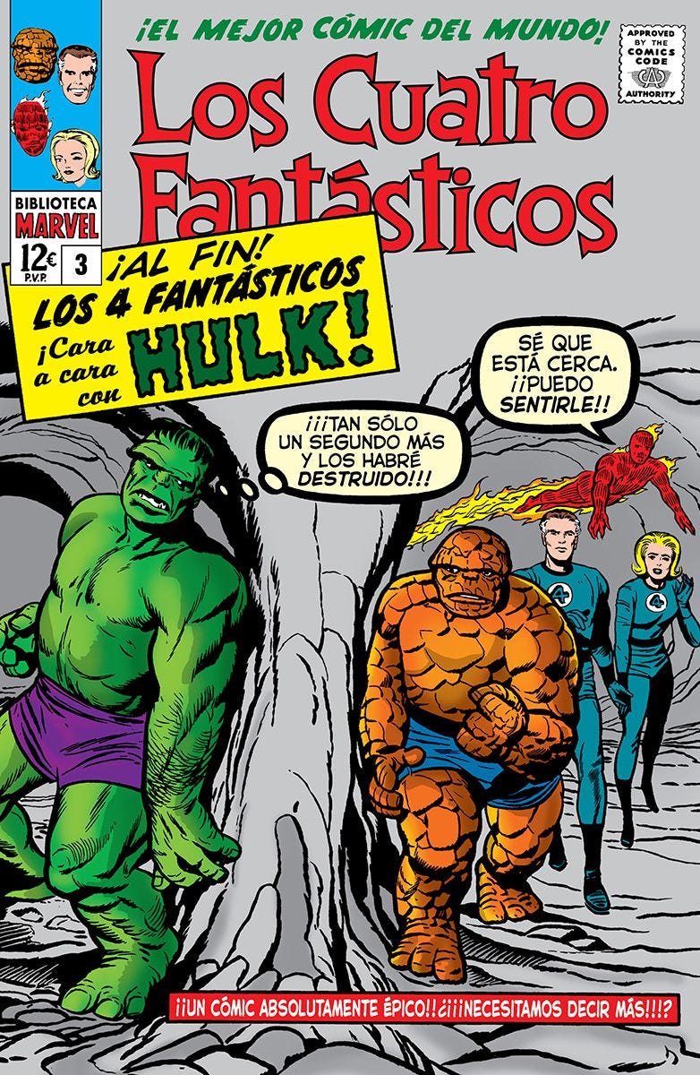 Biblioteca Marvel 7. Los Cuatro Fantásticos 3 (Spanish language, Panini)
