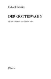 Der Gotteswahn (German language, 2007, Ullstein)