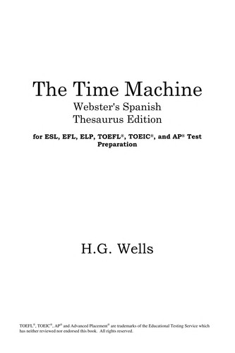 The time machine (EBook, 2005, ICON Classics)