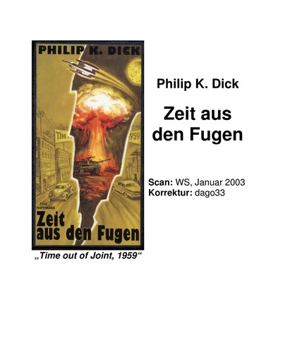 Zeit aus den Fugen (German language, 1995, Haffmans)