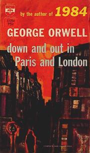 down and out in Paris and London (1967, Berkley Medallion)